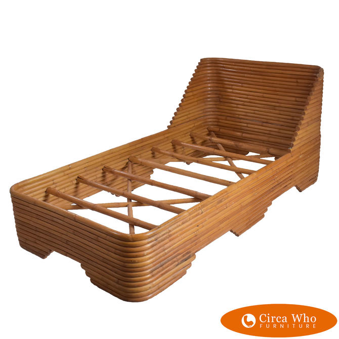 Banned Rattan Twin Bed From Circa Who, Rattan Twin Bed