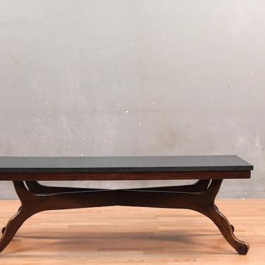 Oak &amp; Laminate Hourglass Coffee Table – ONLINE ONLY