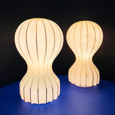 Vintage Castiglioni Gatto Piccolo Attributed Lamps
