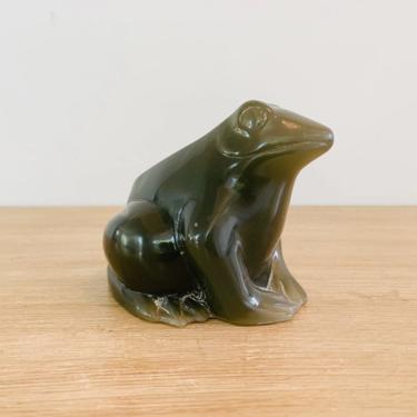 Vintage Mid Century Modern Alva Museum Replica Frog Sculpture by Cleo Hartwig circa 1973 