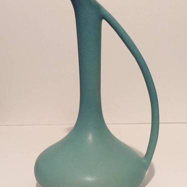 Mid Century Signed Van Briggle Artisan Pottery Ceramic Vessel Pitcher Vase Colorado 11&quot; 