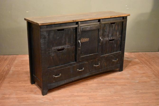 Rustic Solid Reclaimed Wood Distressed, Black Distressed Wood Dresser