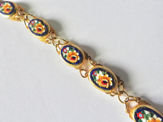 Antique Micro Mosaic Bracelet