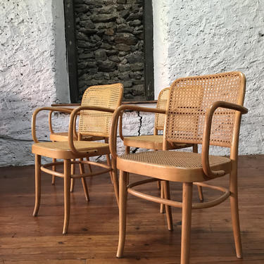 Mid century dining chair Stendig cane dining chair Joseff Hoffman for stendig dining chair 