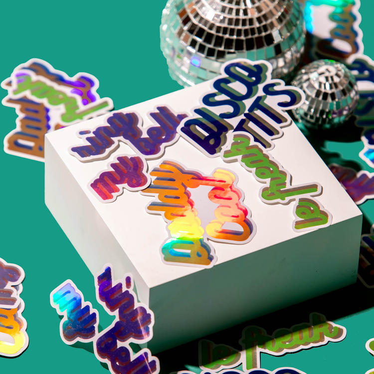 Disco Record Sticker DISCO STICKERS | Living Colorfully Shop - Washington, DC | ATTIC