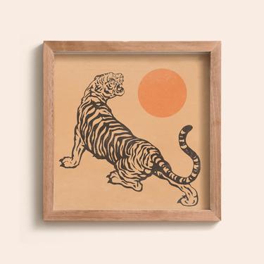 Tiger &amp; Sun Print