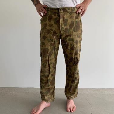 Vintage 37 Waist 30 Inseam Camo Military Pant Trousers | vietnam made duck hunter camouflage Pants | 