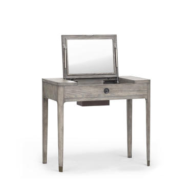 American Ash Gray Mid Century Vanity, Mid Century Mini table, Dressing table, Mid Century Dresser  - Bella Collection - Ekais 