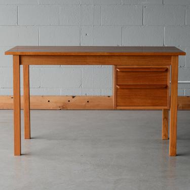 4ft. Danish Modern Teak Desk with Drawers 