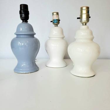 Ceramic Ginger Jar Accent Lamps - Your Choice 