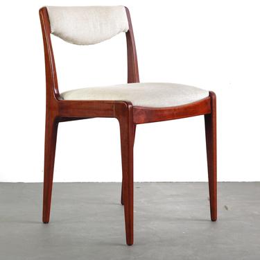 Rosewood Desk Chair in Original Cream Knit made in Sweden 