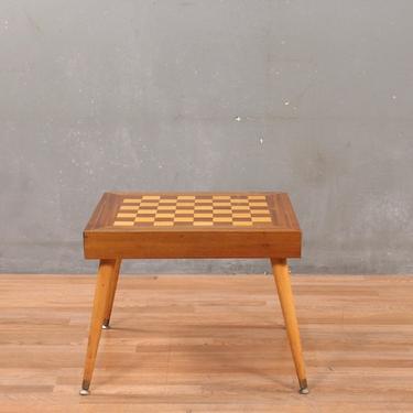 Mid Century Chess End Table