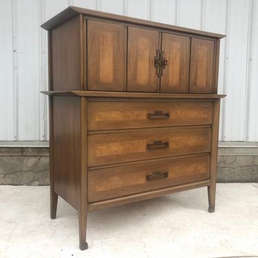 Vintage Modern Highboy Dresser by White Furniture | Second Hand Stories - Ashbury Park, NJ | ATTIC Vintage Modern Highboy Dresser by White Furniture | Second Hand Stories - Ashbury Park, NJ | ATTIC