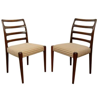 Moller Style Dining Chairs 6 Rosewood Dining Chairs  Danish Modern 
