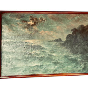 Seascape Painting by Georges Deloy (1856-1930)