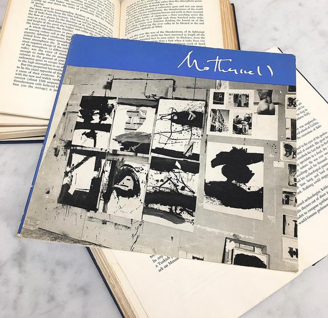 Vintage Robert Motherwell Book Retro 1960s Frank O'Hara + Abstract + Expressionist + Artist + Painter + Contemporary Art +  Paperback Book 