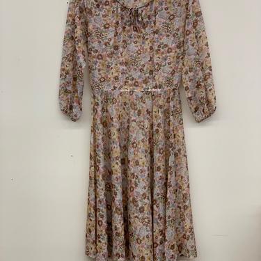 Free Shipping Within US - Vintage Floral Dress 