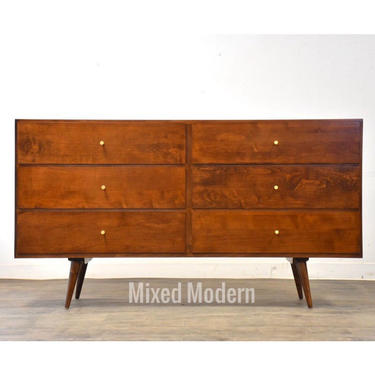 Paul McCobb Style Solid Maple Dresser 