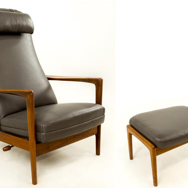 Folke Ohlsson DUX Danish Reclining Lounge Chair