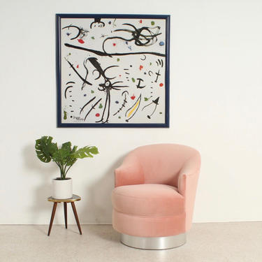 Vintage Pink Designer Chair