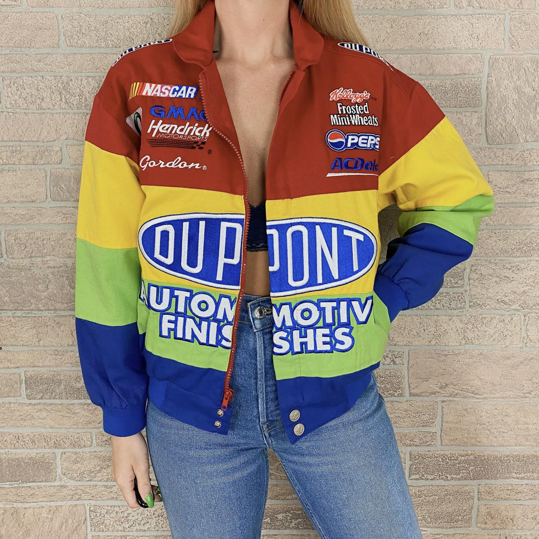 90's Jeff Gordon Colorblock Dupont NASCAR Racing Jacket | Noteworthy ...