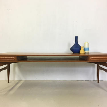 Danish Modern Teak Coffee Table by Johannes Andersen 