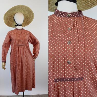 1977 MARIMEKKO cotton print caftan dress small medium large | new summer 