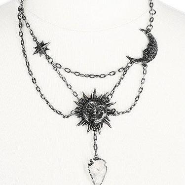 Cosmic Quartz Necklace