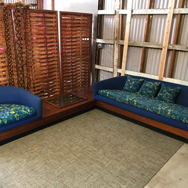 Mid Century Modern Adrian Pearsall Platform Cloud Sectional Sofa And Chair Set. Free Continental us Shipping 