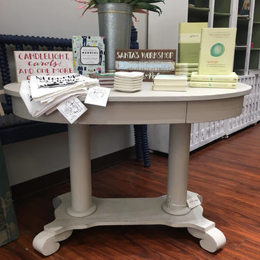 Augusta-Antique Double Pedestal Table 