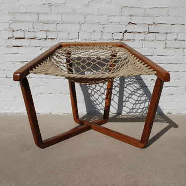 Mid Century Modern Danish Inspired Sling Chair 