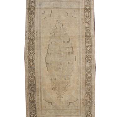 Vintage Hand Knotted Wool Rug, 3'-10&quot; x 8'-3&quot;