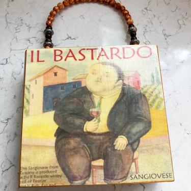 Antique IL Bastardo Cigar Box Purse with Botero Velvet and Mirror Interior Beaded Handle, Colombian Art Fashion Gaudy Style by LeChalet