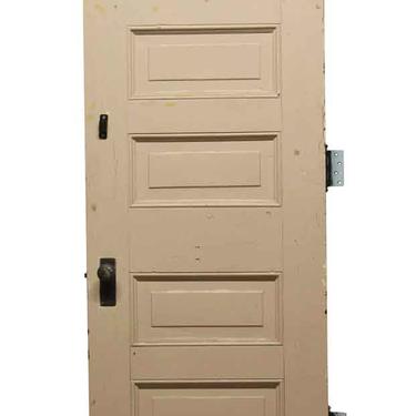 Old 5 Panel Wood Privacy Door 83.5 x 29.875
