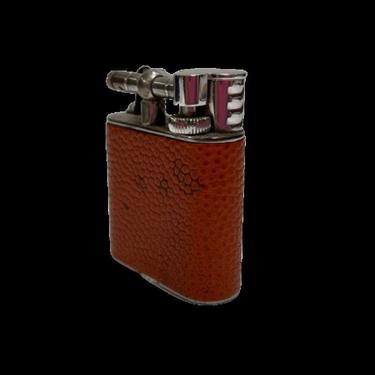 Globetrotter Leather Wrapped Sports Lift Arm Lighter by Dunhill 