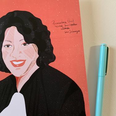 Sonia Sotomayor blank greeting card - 5x7 blank card - stationary - we need each other - paper lover - lawyer gift 