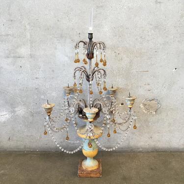 Copy of Vintage French Beaded Candelabra