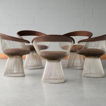 Vintage Platner Arm Chairs by Knoll - Set of 5 