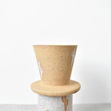 Cactus + Simple Constellation Stoneware handmade ceramic Pour Over, mug sold separately 