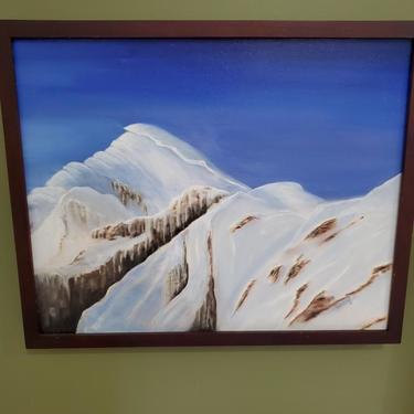 “Himalayan Peaks” Original Work of Art by Local Artist