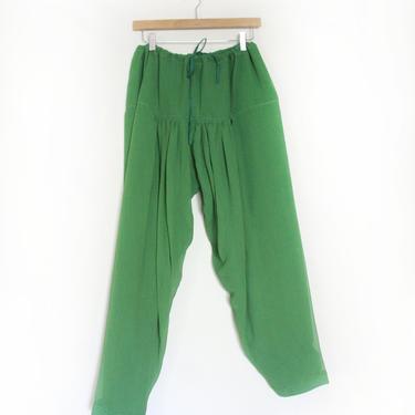 Green Chiffon Indian Harem Pants 