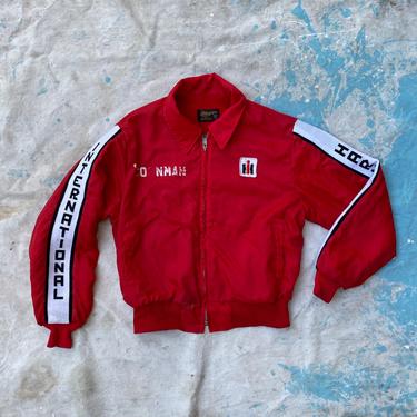 Vintage 1980s IH International Swingster Red Jacket 