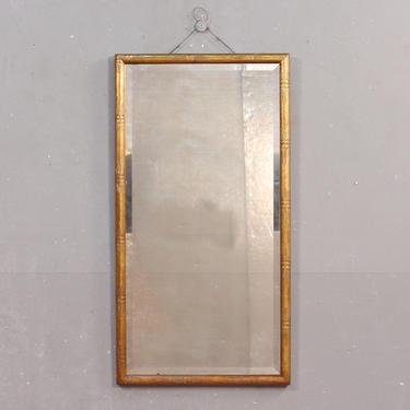 Gilded Faux-Bamboo Mirror