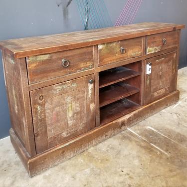 Reclaimed Wood Media Console.