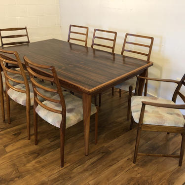 JL Moller Rosewood Dining Table &amp; 8 Chairs 