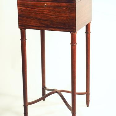 Leon Jallot lift-top side table (#1506)