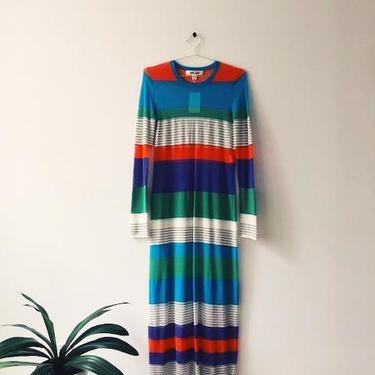 DVF Striped Dress, Size M (R)