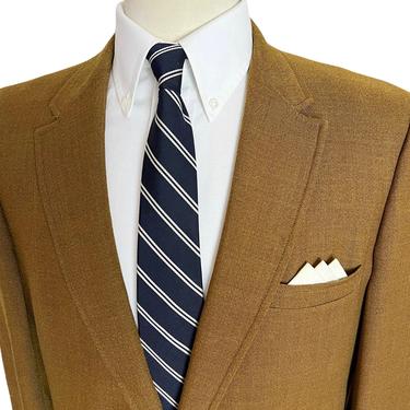 Vintage 1960s/1970s WARDMAN PARK Wool Hopsack Blazer ~ 40 Long ~ jacket / sack sport coat ~ Preppy / Ivy League / Trad ~ Spring / Summer 