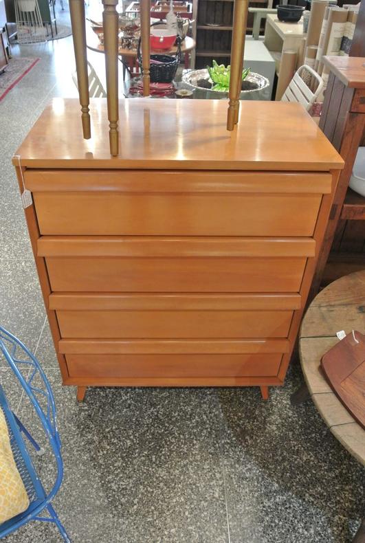                   Blonde MCM Chest of Drawers. $495