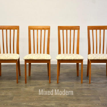 Teak Modern Dining Chairs- set of 4 